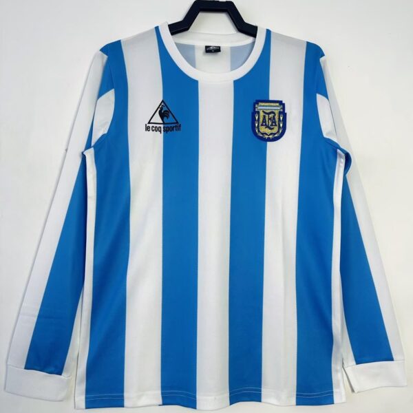Retro Argentina national 1986 home Long Sleeve