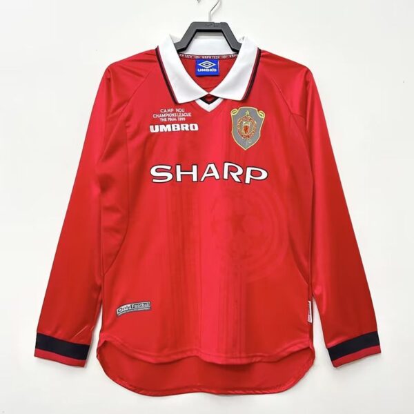 Retro Manchester United 1999-2000 home Long Sleeve