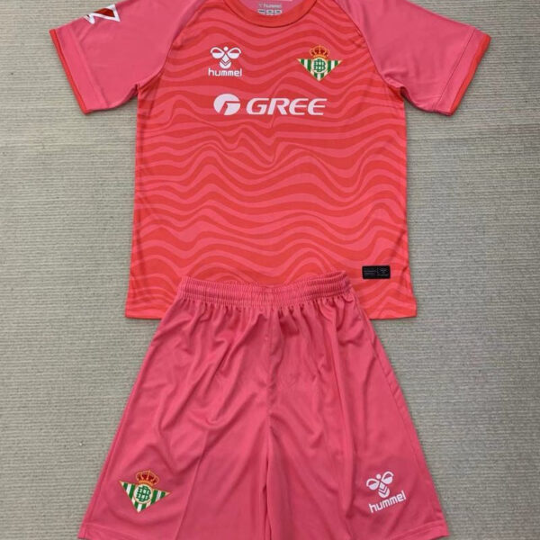 Kid Size Real Betis pink Goalkeeper