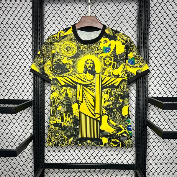 Brazil national 2024-2025 special edition jesus yellow
