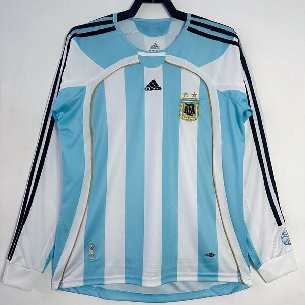 Retro Argentina national 2006-2007 home game Long Sleeve